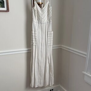 Striped Sleeveless Maxi Dress